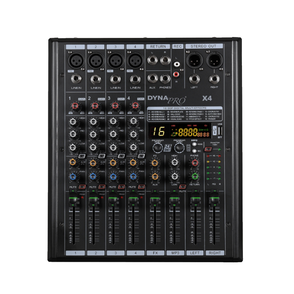 میکسر 4 کانال صدابرداری دایناپرو مدل X4